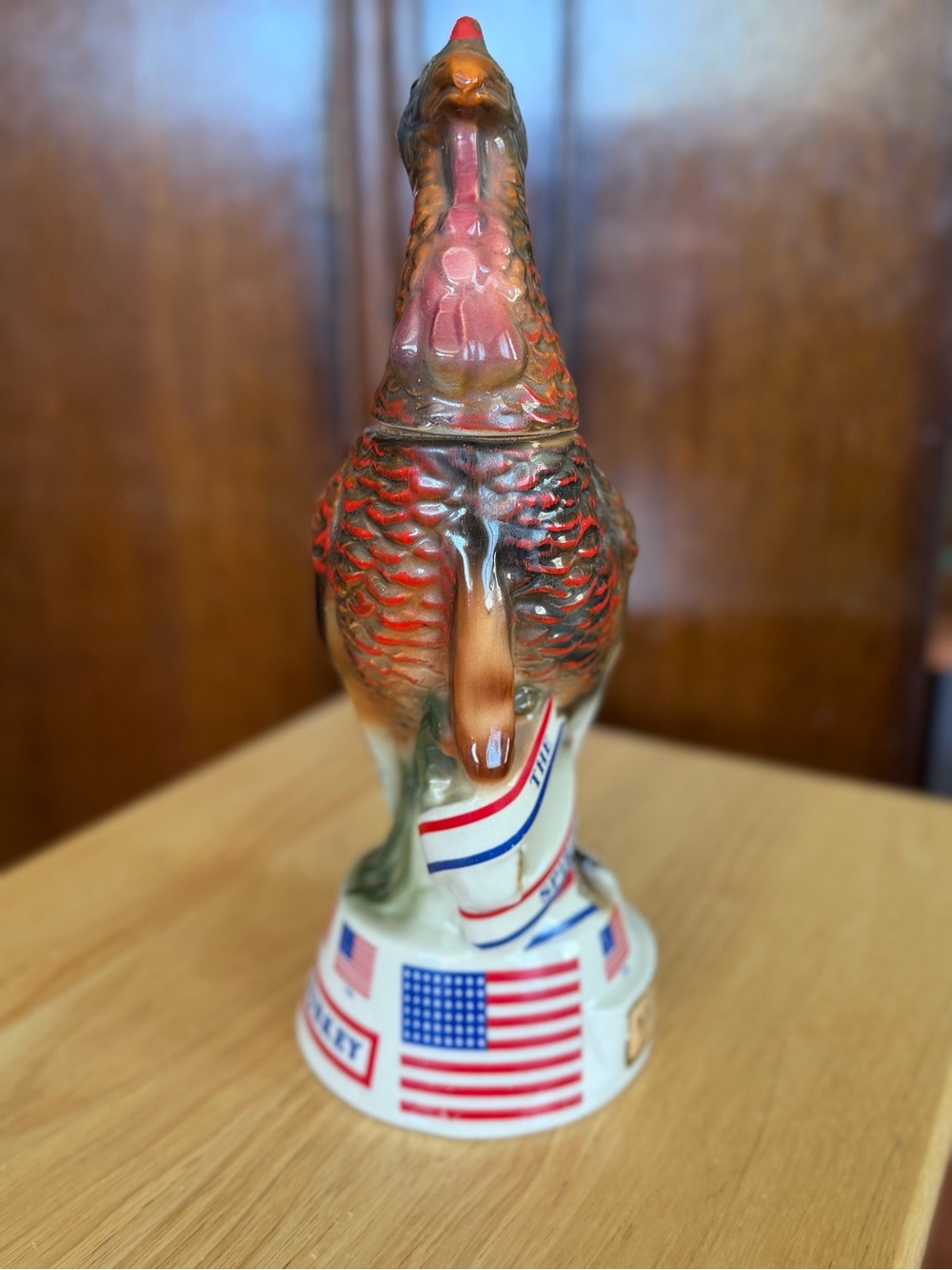 RARE Vintage Collectible Wild Turkey Centennial Spirit of '76 Ceramic Decanter - Picture 3 of 10